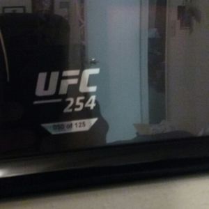 Ufc 254 khabib vs gaethje autographed poster